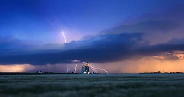 prairie storm moln kanada foto