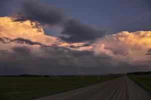 prairie storm moln kanada foto