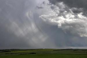 prairie storm moln kanada foto