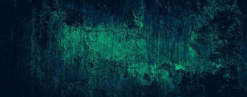 grunge abstrakt gammal cement betongvägg textur bakgrund med mörkgrön färg foto