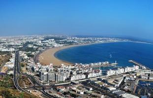 agadir panorama marocko foto