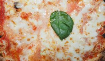 margherita pizza mat foto