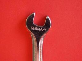 skiftnyckelverktyg tillverkat i tyskland foto