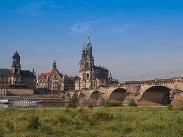 hofkirche kyrka i Dresden foto