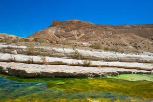 vatten i Negevs öken, Israel foto