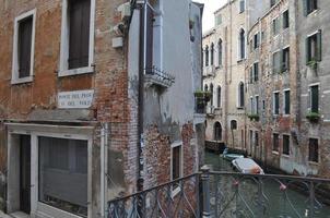 utsikt över staden Venedig foto