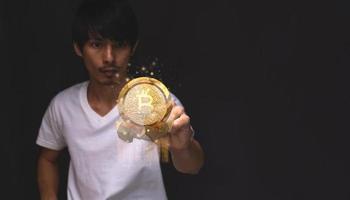 blockchain nätverk ansluter handel handel kryptovaluta mynt bitcoinbörser investerar metaverse aktier foto