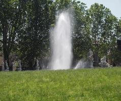 fontana dei mesi i Turin foto