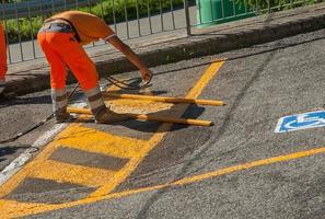 zorzone italien 2019 remsor för parkering för funktionshindrade foto