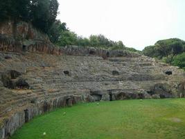 romersk amfiteater i sutri foto