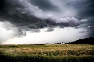 storm moln saskatchewan foto