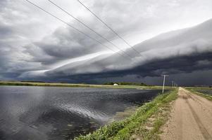 storm moln saskatchewan foto