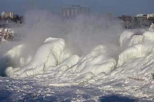 vinter Niagarafallen foto
