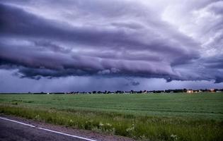 storm moln saskatchewan foto