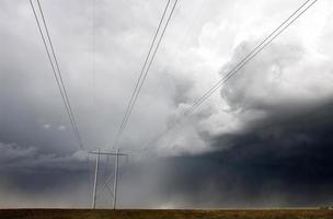 storm moln saskatchewan foto