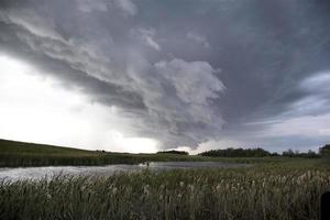 storm moln saskatchewan foto