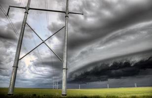 storm moln saskatchewan foto