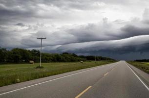 storm moln saskatchewan foto