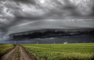 storm moln saskatchewan foto