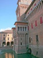 palazzo comunale i Ferrara, Italien foto