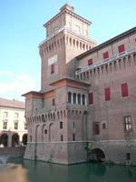 ferrara stadshus palazzo comunale, Emilia Romagna, Italien foto