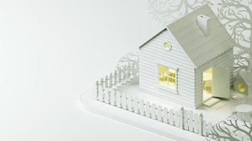 bakgrund med leksak layout hus närbild foto
