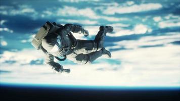 död astronaut i yttre rymden delar av denna bild från nasa foto