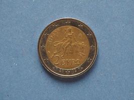 2 euro mynt, Europeiska unionen foto