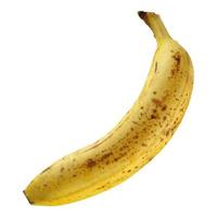 banan frukt isolerad över en vit bakgrund foto