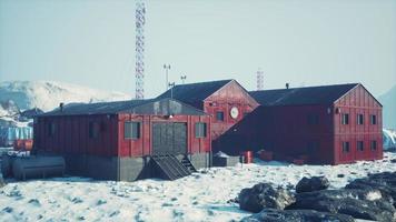 antarktiska baser på den antarktiska halvön foto