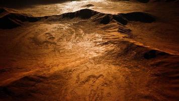 Flygfoto över röd öken med sanddyner foto
