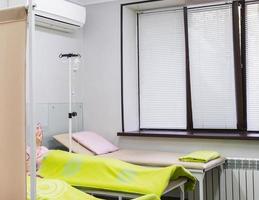 rum med en patient på en modern klinik foto