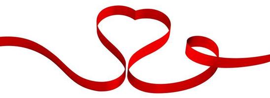 glad alla hjärtans dag. hjärtformat elegant band. symbol för kärlek. foto