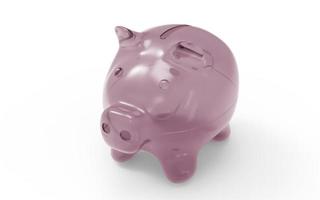 spargris rosa för att spara pengar ekonomi finans och sparkoncept 3d illustration foto