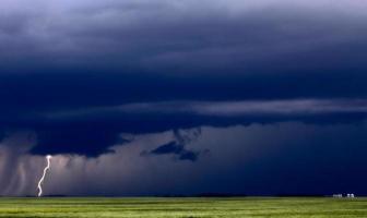 prärie stormmoln foto