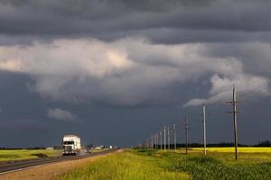 prärie stormmoln foto