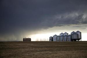 prairie storm moln kanada foto