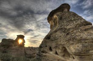 hoodoo badlands alberta kanada foto