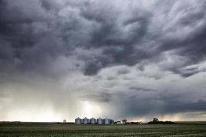 prairie storm moln kanada foto