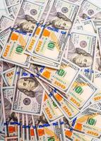 pengar papperssedlar som bakgrund. finansiell och affärsidé. foto