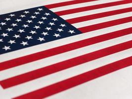 amerikanska flaggan i USA foto