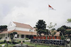 museum för badan pemeriksa keuangan i magelang city, centrala java. Yogyakarta, Indonesien - 24 mars 2020 foto