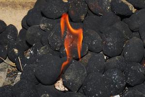 kol med eld foto