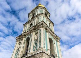 klocktorn i St Sophia's Cathedral i Kiev, Ukraina, Europa foto