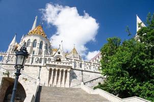 halaszbastya fiskarbastion, budapest, ungern foto