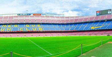 barcelona, spanien camp nou är fotbollsklubben barcelonas hemmaarena foto