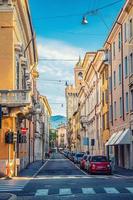 Brescia stads historiska centrum foto