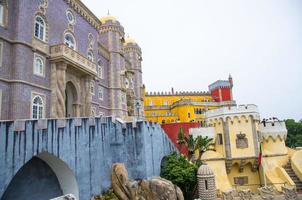 sintra, portugal pena nationalpalats eller palacio da pena foto