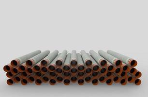olja plast metall ström cylinder rör bakgrund textur 3d illustration rendering foto