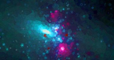 abstrakt ljusblått utrymme elegant oskärpa dimma universum med stjärna och galax mjölk stardust dynamisk på mörkt utrymme.